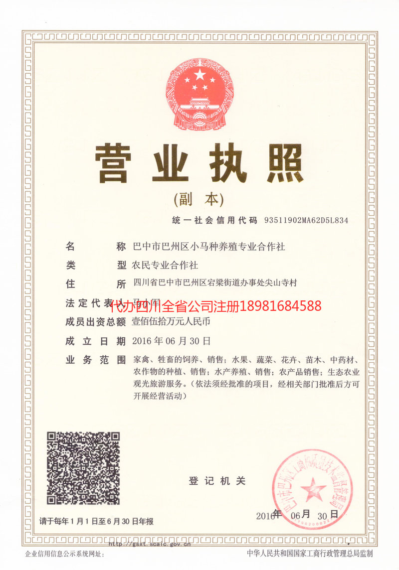 腾冲腾冲小马种养殖专业合作社